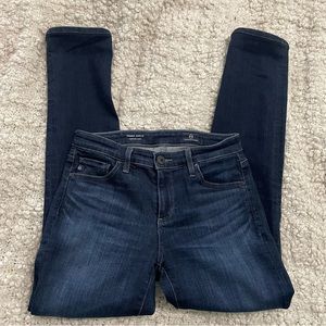 Ag Prima Cigarette Ankle Blue Jeans 26